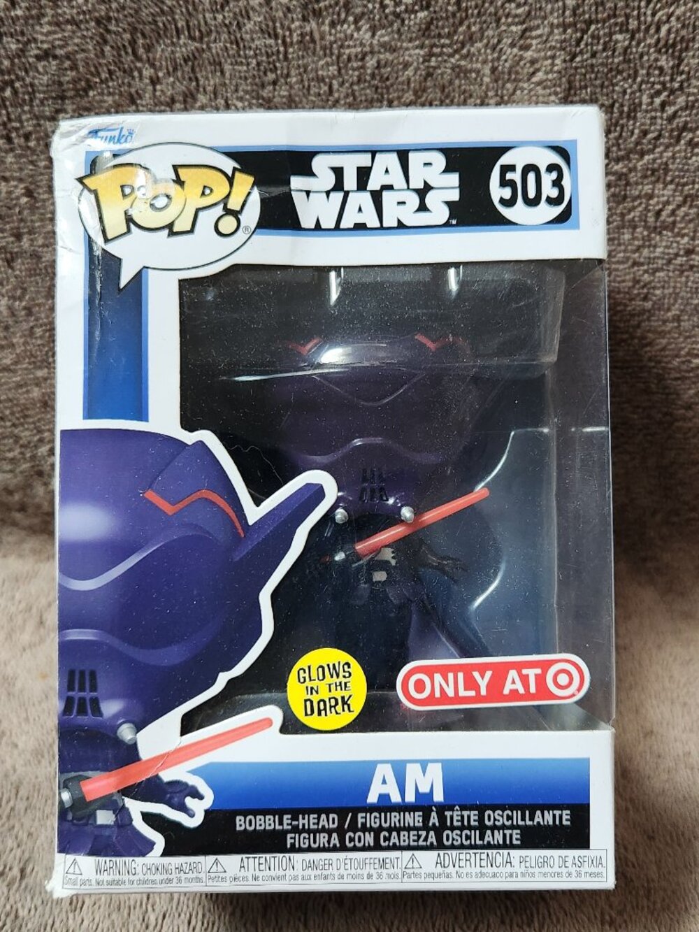 FUNKO POP! AM Star Wars Glow in the Dark Bobblehead #503 - NEW NIB